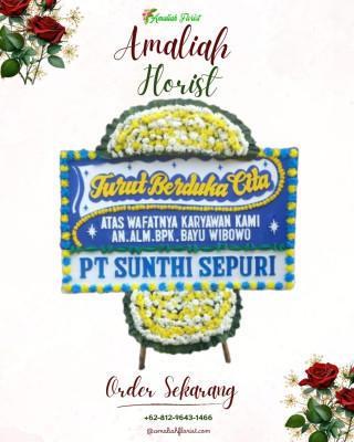 Papan Bunga Duka di Anggut Bawah